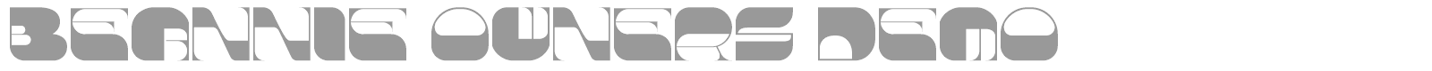 Beannie Owners font preview